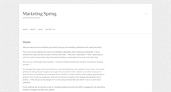 Desktop Screenshot of marketingspring.com