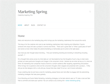 Tablet Screenshot of marketingspring.com